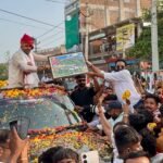युवा नेता विक्रम सिंह इंदा के नेतृत्व में ईडब्ल्यूएस सरलीकरण मुहिम के तहत सिरोही में रविंद्र सिंह भाटी का भव्य स्वागत